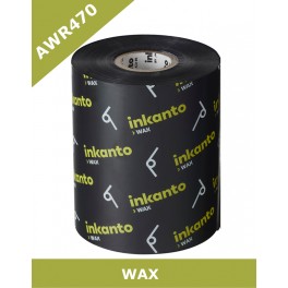 T63221IO - Ribbon Inkanto F.to 60mm x 450MT Cera, AWR470, Inchiostrazione Out, Anima Interna da 1" - Confezione da 10 Rotoli